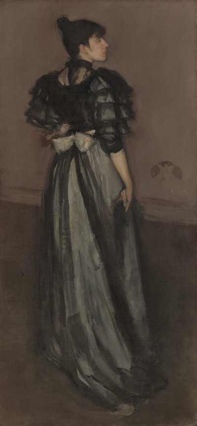 Mother of Pearl and Silver: The Andalusian, c.1888--1900 (olja på duk) av James Abbott McNeill Whistler