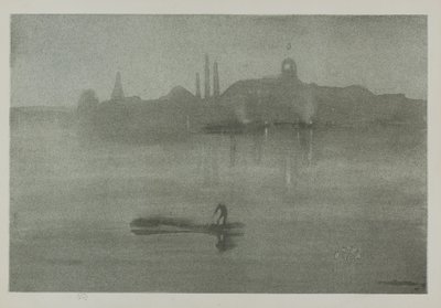 Nocturne, 1878, publicerad 1887 av James Abbott McNeill Whistler