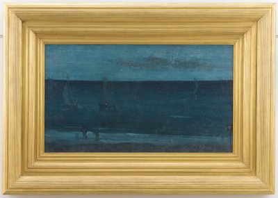 Nocturne: blått och silver - Bognor, 1871-1876. av James Abbott McNeill Whistler