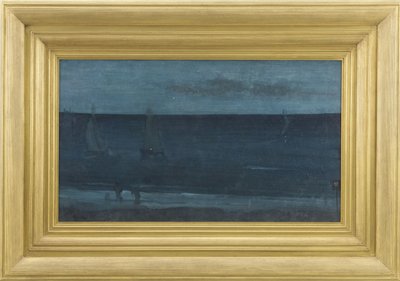 Nocturne: Blue and Silver - Bognor, 1871-76 av James Abbott McNeill Whistler