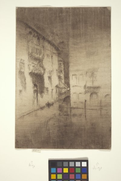 Nocturne: Palaces (etsning med handavtorkning) av James Abbott McNeill Whistler