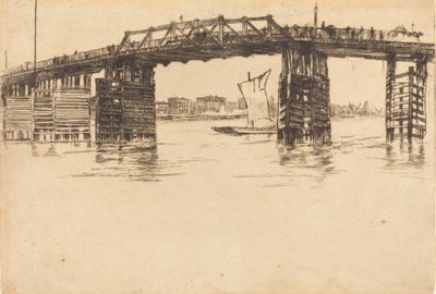 Old Battersea Bridge, 1879. av James Abbott McNeill Whistler