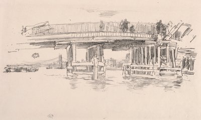 Old Battersea Bridge, 1879. av James Abbott McNeill Whistler