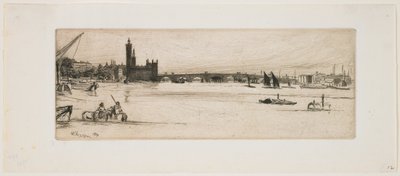 Gamla Westminster Bridge av James Abbott McNeill Whistler