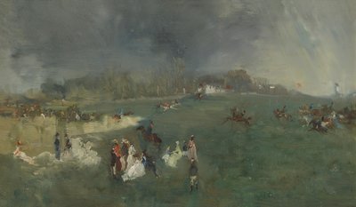Hästkapplöpning av James Abbott McNeill Whistler