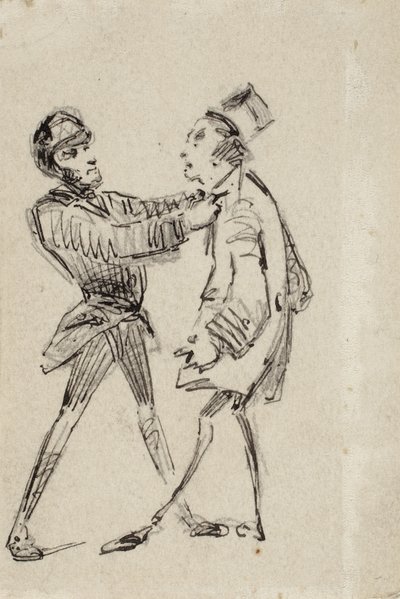 Polisman och medborgare av James Abbott McNeill Whistler