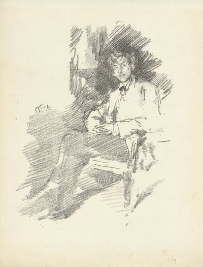 Porträtt av Walter Sickert av James Abbott McNeill Whistler