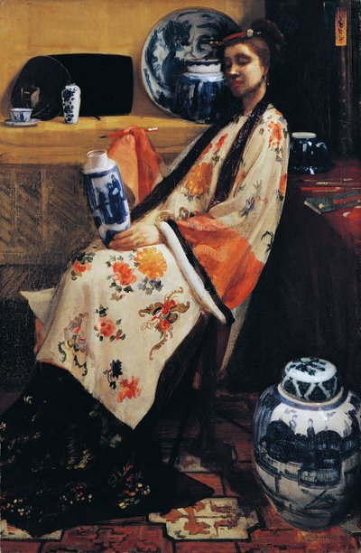 Purple and Rose: Lange Leizen av Six Marks av James Abbott McNeill Whistler