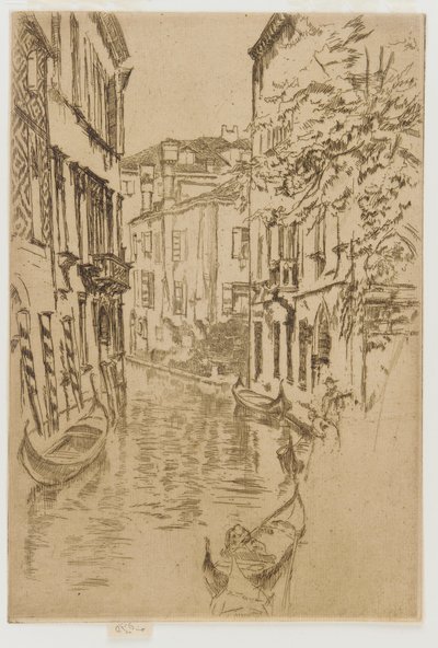 Stilla kanal, 1879-1880. av James Abbott McNeill Whistler
