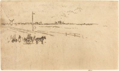 Järnvägsstation, Voves, 1887. av James Abbott McNeill Whistler
