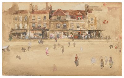 Röd och brun-Hoxton av James Abbott McNeill Whistler