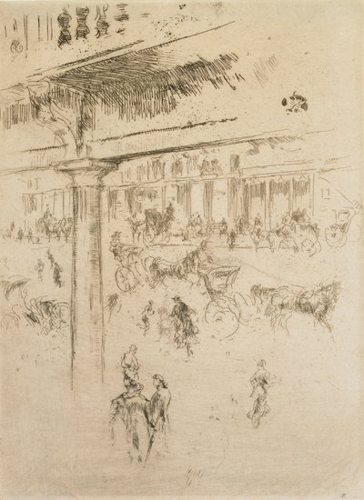 Regents kvadrant, 1880-1881. av James Abbott McNeill Whistler