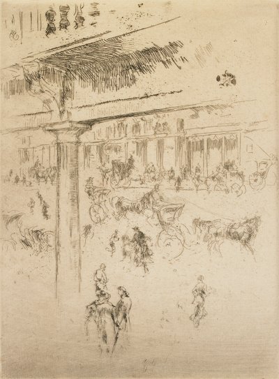Regents kvadrant, 1880-1881. av James Abbott McNeill Whistler