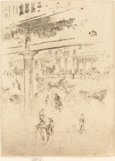 Regents kvadrant, 18801881. av James Abbott McNeill Whistler