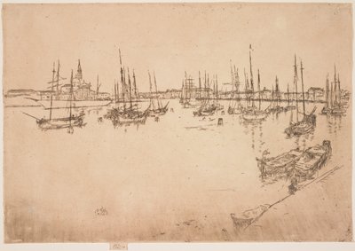 San Giorgio ur den andra Venedigserien av James Abbott McNeill Whistler