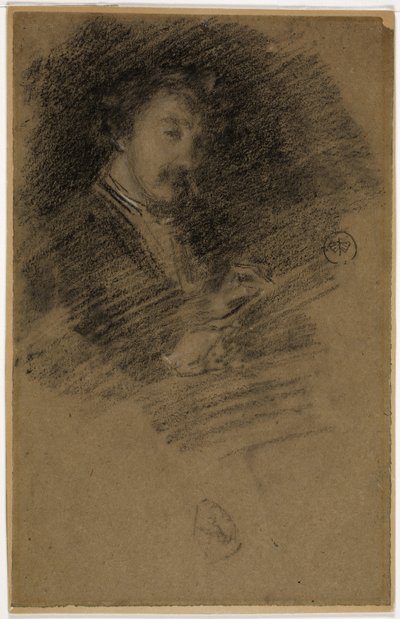 Självporträtt, 1871-73 av James Abbott McNeill Whistler
