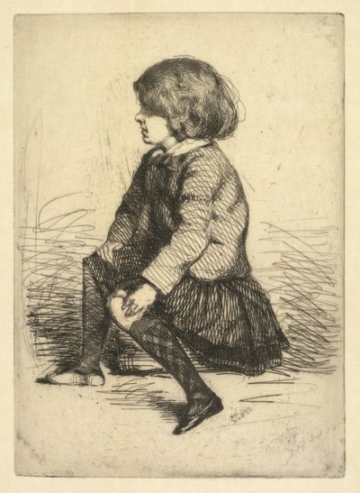 Seymour Haden Jr., sittande. av James Abbott McNeill Whistler