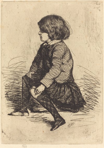 Seymour, sittande. av James Abbott McNeill Whistler