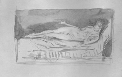 Skiss av en flicka, naken, c1878, 1904 av James Abbott McNeill Whistler
