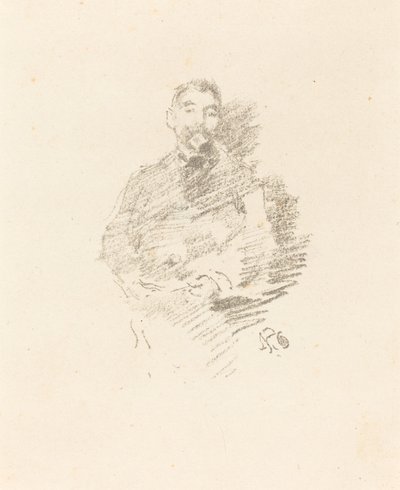 Stephane Mallarmé, 1892. av James Abbott McNeill Whistler