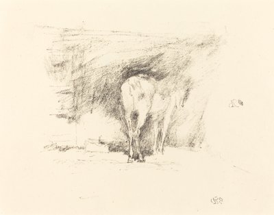 Studie av en häst, 1895. av James Abbott McNeill Whistler