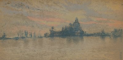 Solnedgång: Venedig, c1880 1903-1904 av James Abbott McNeill Whistler
