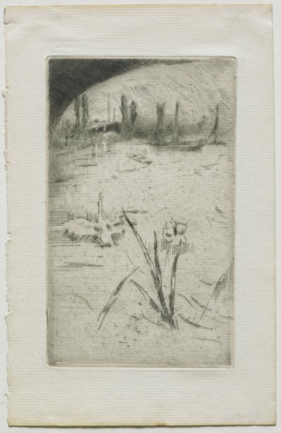 Svanen och Iris, 1883. av James Abbott McNeill Whistler