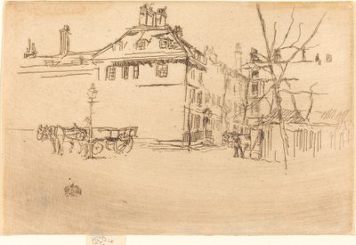 Tempel, c. 18801881. av James Abbott McNeill Whistler