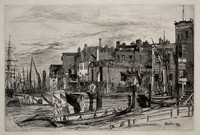 Thames Police, 1859. av James Abbott McNeill Whistler