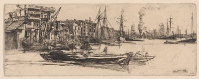 Thames lagerlokaler av James Abbott McNeill Whistler