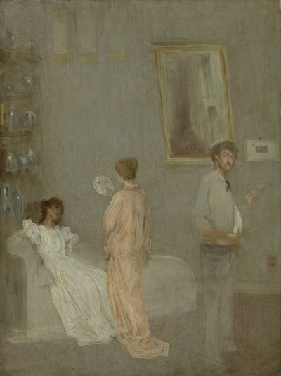 Konstnären i sin ateljé, 1865/66 av James Abbott McNeill Whistler