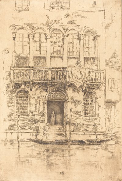 Balkongen, 18791880. av James Abbott McNeill Whistler