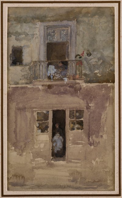 Balkongen, ca 1888 av James Abbott McNeill Whistler
