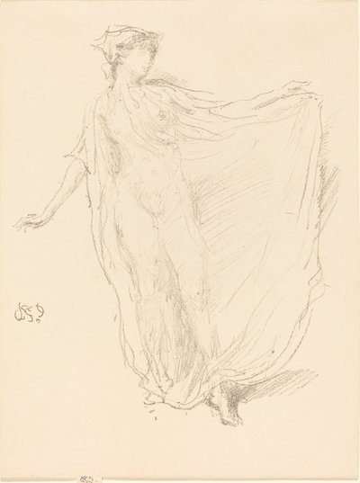 Den dansande flickan, 1889. av James Abbott McNeill Whistler