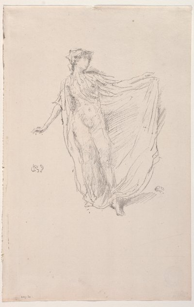 Den dansande flickan, 1890. av James Abbott McNeill Whistler