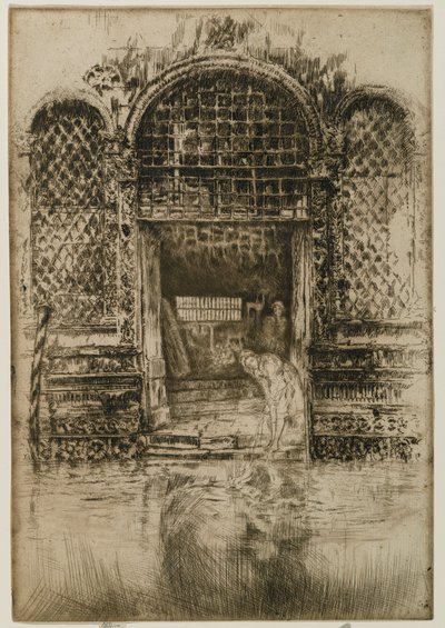 The Doorway, 1880 (etsning och torrnål på papper) av James Abbott McNeill Whistler