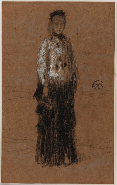 Hermelinkappan, 1870-1873. av James Abbott McNeill Whistler