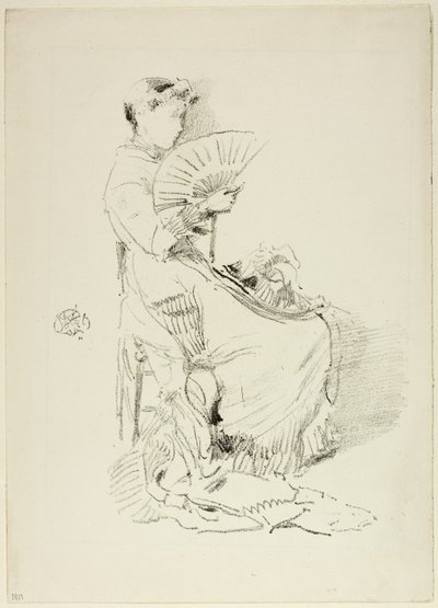 Fläkten, 1879 av James Abbott McNeill Whistler