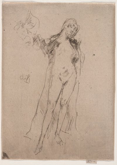 Fläktmodell nr 3. av James Abbott McNeill Whistler