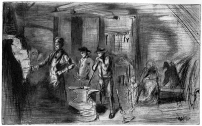 Smedjan, c1860 1904. av James Abbott McNeill Whistler