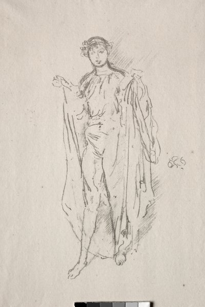 Flickan. av James Abbott McNeill Whistler