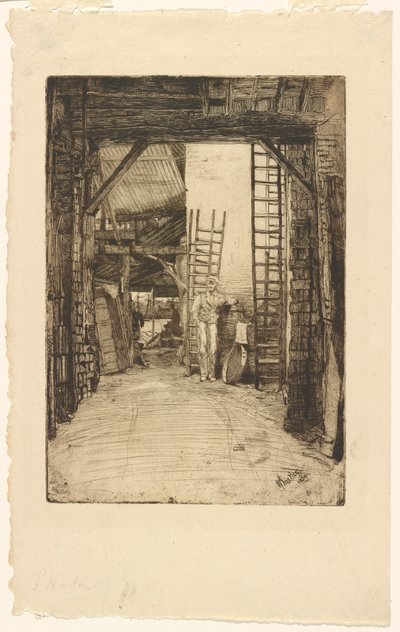 Kalkbrännaren, 1859. av James Abbott McNeill Whistler