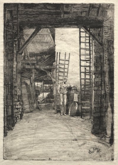 Kalkbrännaren, 1859. av James Abbott McNeill Whistler