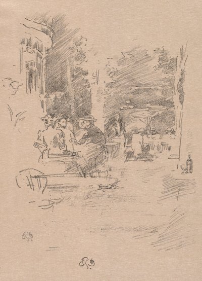 Det lilla kaféet i skogen, 1894. av James Abbott McNeill Whistler