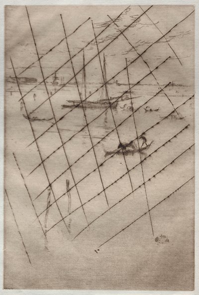 Den lilla lagunen, 1880. av James Abbott McNeill Whistler