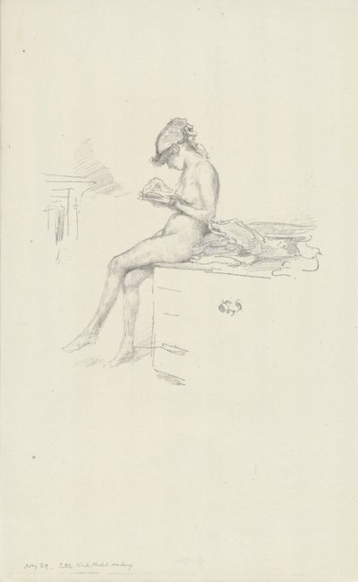 Den lilla nakenmodellen, Reading av James Abbott McNeill Whistler