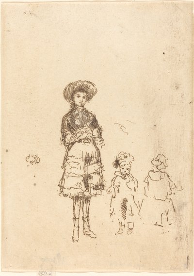 Den lilla sjuksköterskan, ca. 18861888. av James Abbott McNeill Whistler