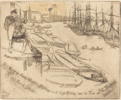 Den lilla poolen, 1861. av James Abbott McNeill Whistler