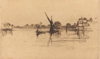 The Little Putney, nr II, 1879. av James Abbott McNeill Whistler