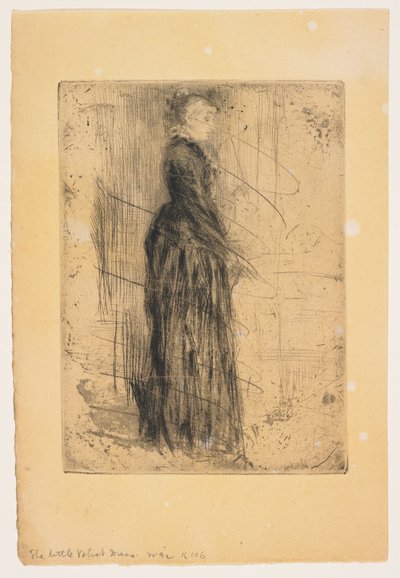 Das kleine Samtkleid av James Abbott McNeill Whistler